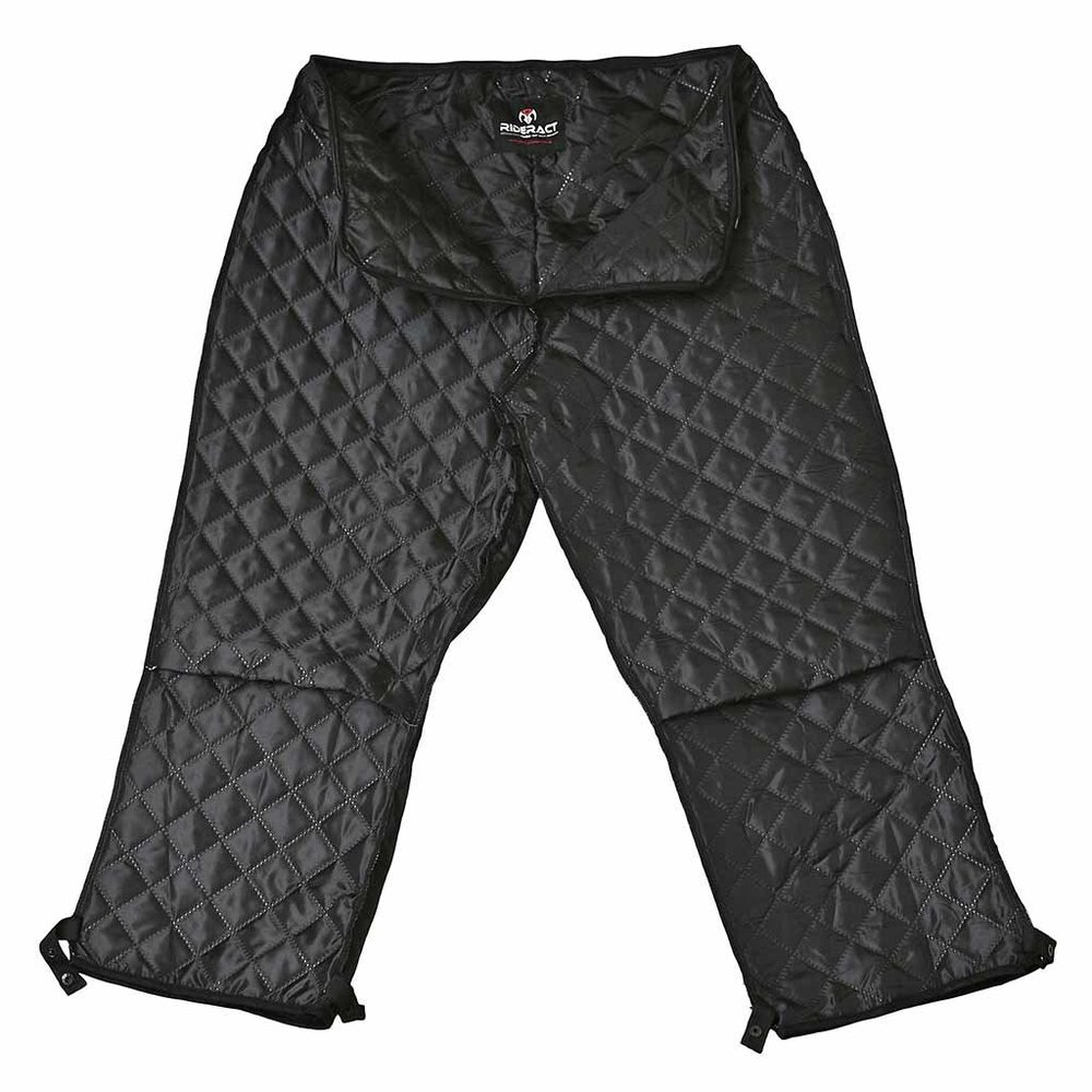 RIDERACT® Men’s Cordura Cargo Riding Pants Waterproof Motorcycle Black Jeans - Picture 6 of 9